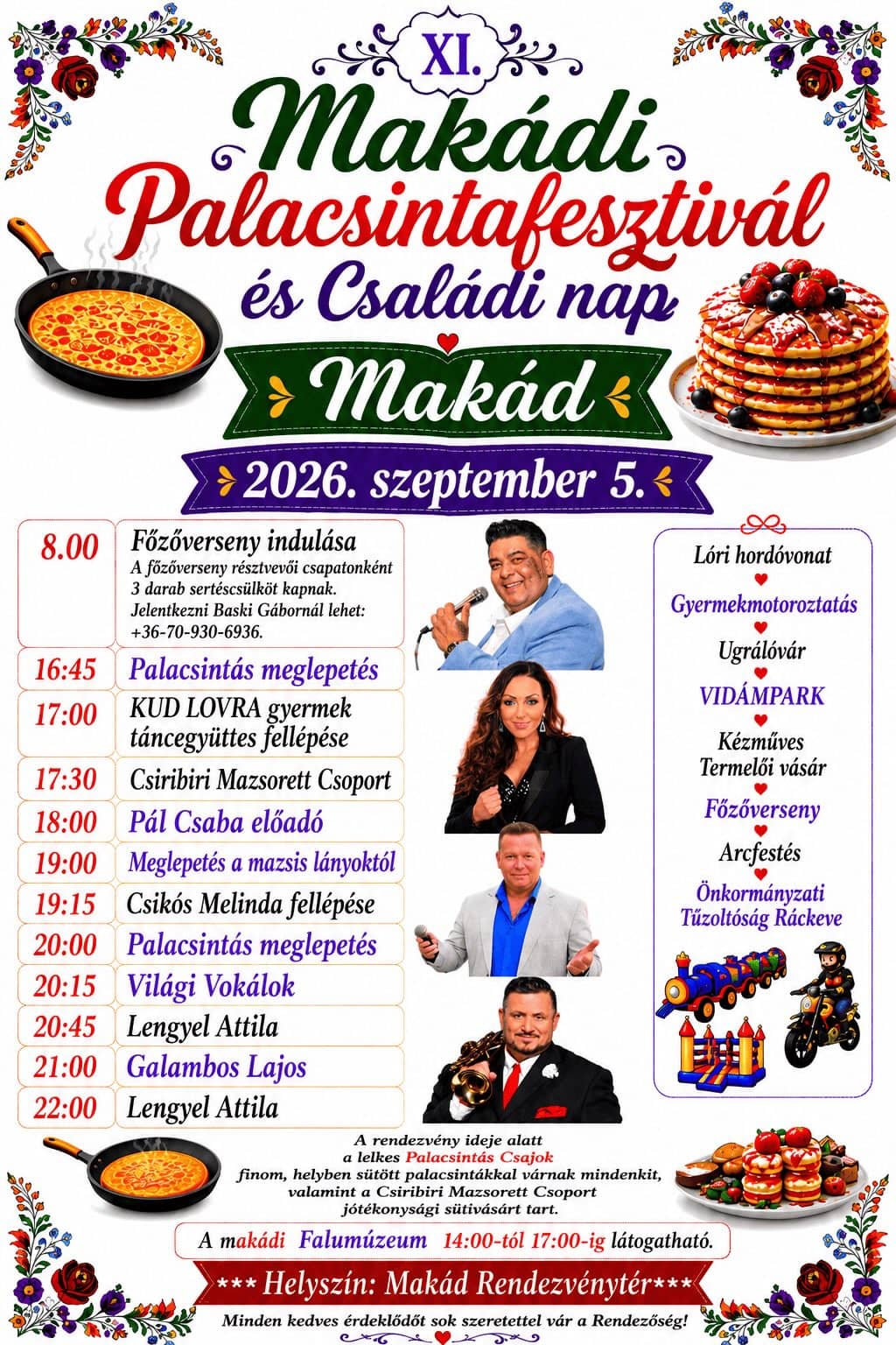Palacsintafesztivál 2026